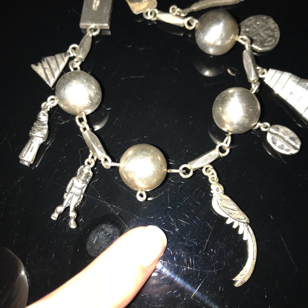 Sterling Silver 925 charm bracelet
